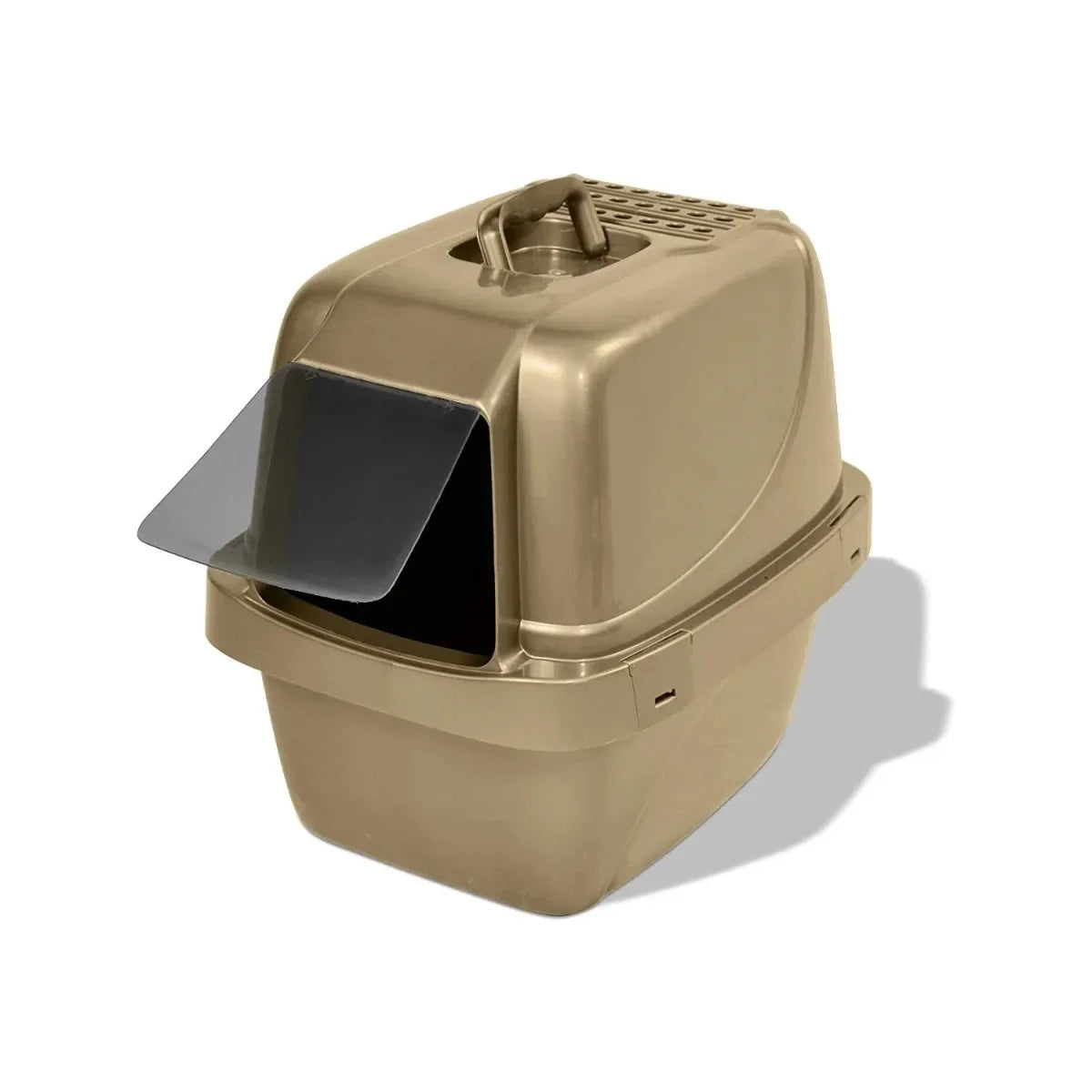 Large Enclosed Sifting Cat Litter Box – Odor Control with Privacy Hood and Easy-Clean Design for Minimal Litter Waste